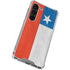 Chile Flag Distressed Galaxy S23 Clear Case